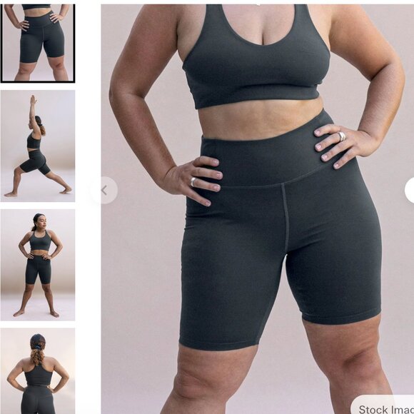 Girlfriend Collective FLOAT Ultralight Bike Short size Small color: Shadow - Picture 4 of 4